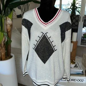 Beautiful fully covered rhinestone sweater